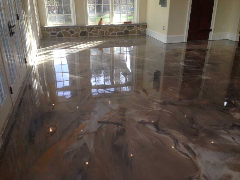 Marble Epoxy Flooring | Coatesville Pennsylvania | Kleencrete Overlay Solutions